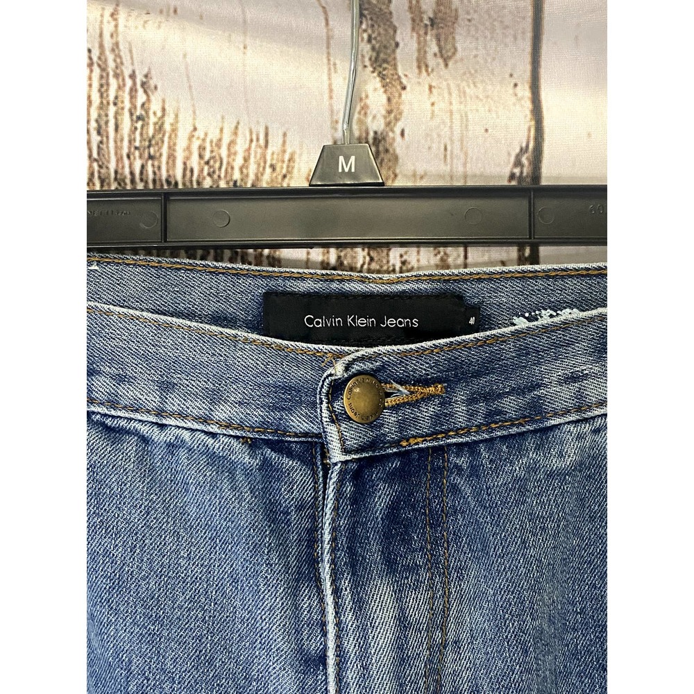Calvin Klein Straight Leg Jeans Size 40 - Picture 2 of 3